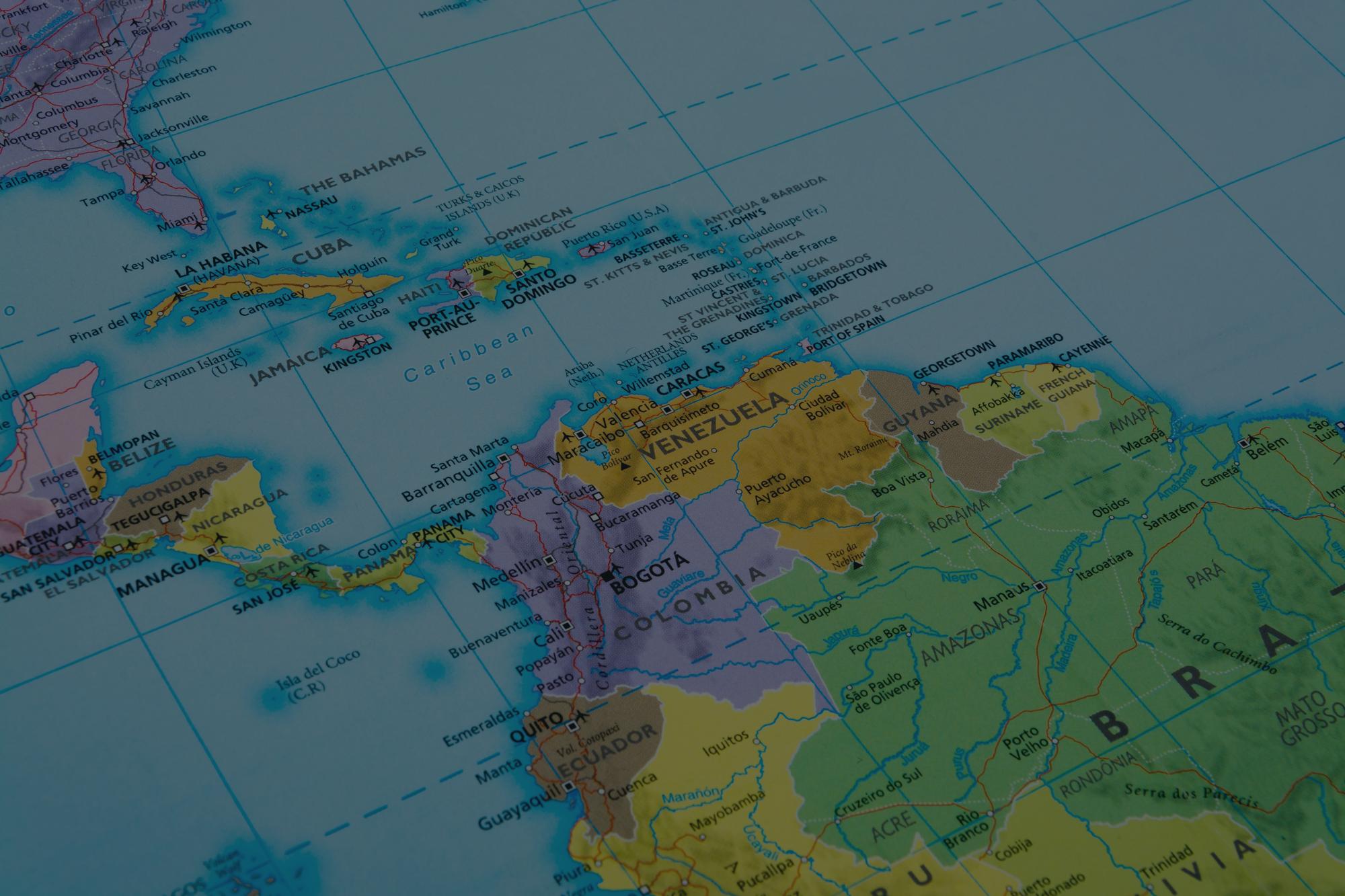 Latin America Map-transform