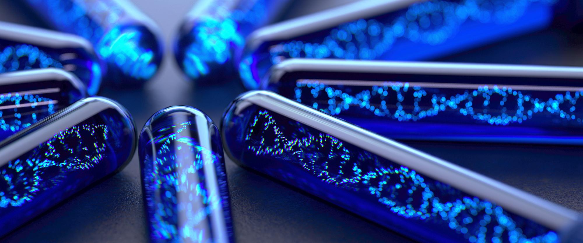 Life Sciences DNA Test Tubes-transform